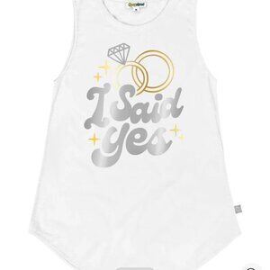 Bridal I Said Yes Tank top NWT